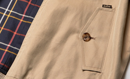 メンズ Scye × styletex ハリントンジャケット｜日本製上質コートの 