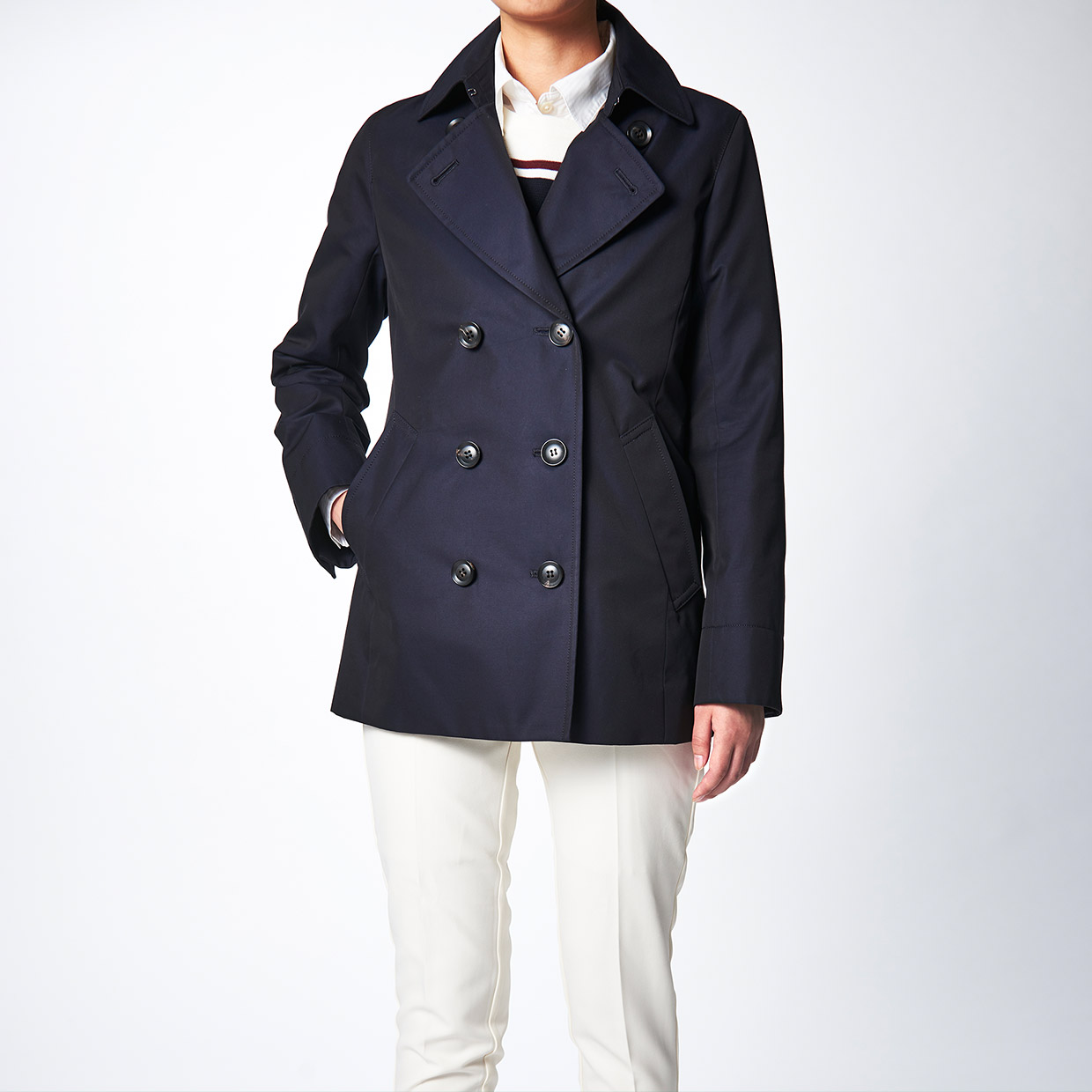 レディース Pコート｜日本製上質コートのファクトリーブランド | styletex（スタイルテックス）