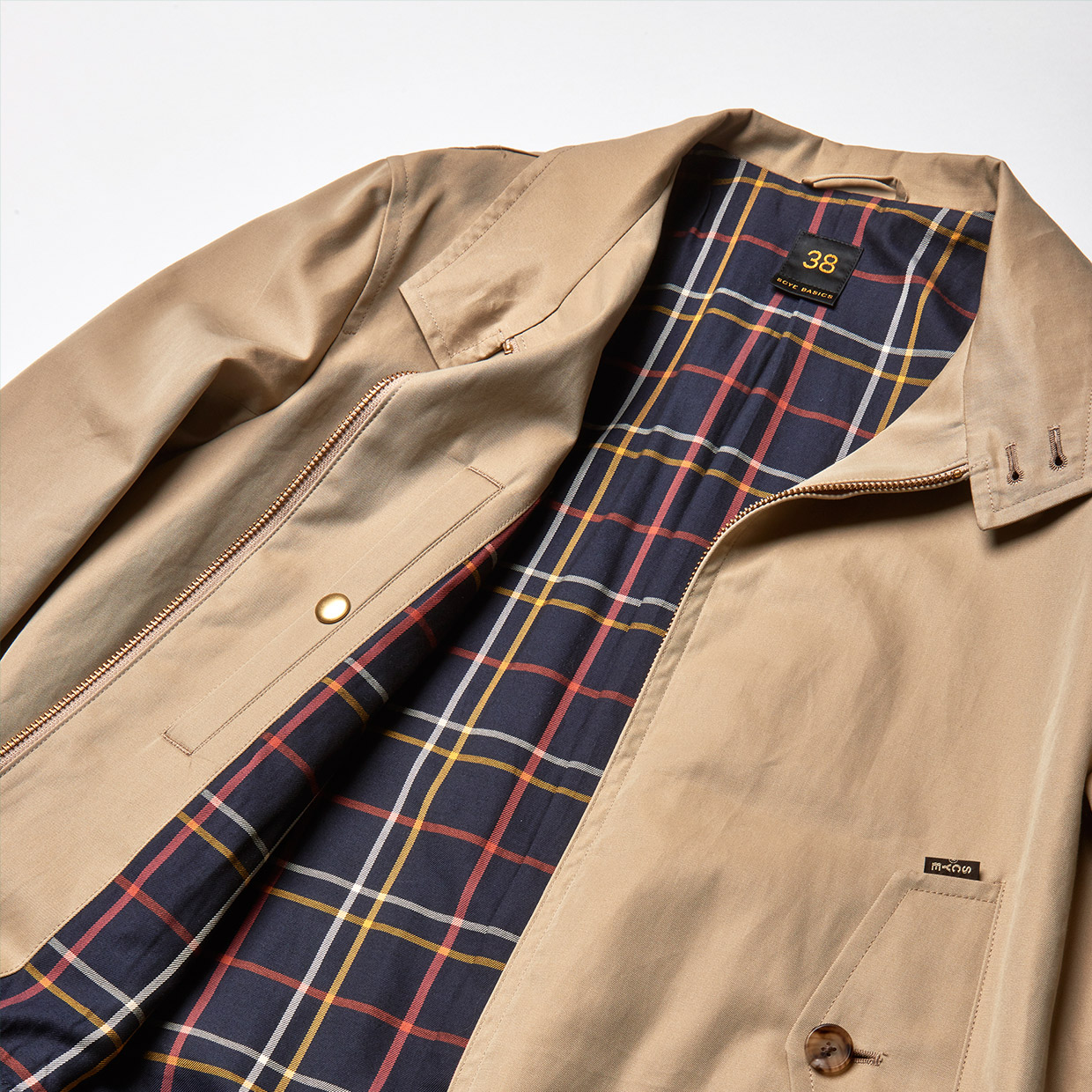 メンズ Scye × styletex ハリントンジャケット｜日本製上質コートの 